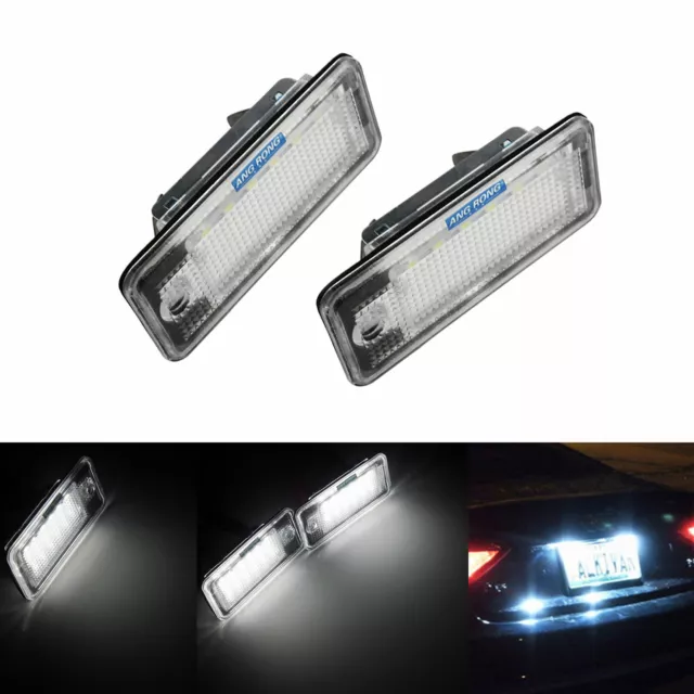 2x Feux Eclairage de Plaque LED Canbus Blanc Xenon Pour Audi A3 S3 8P 2004-2012