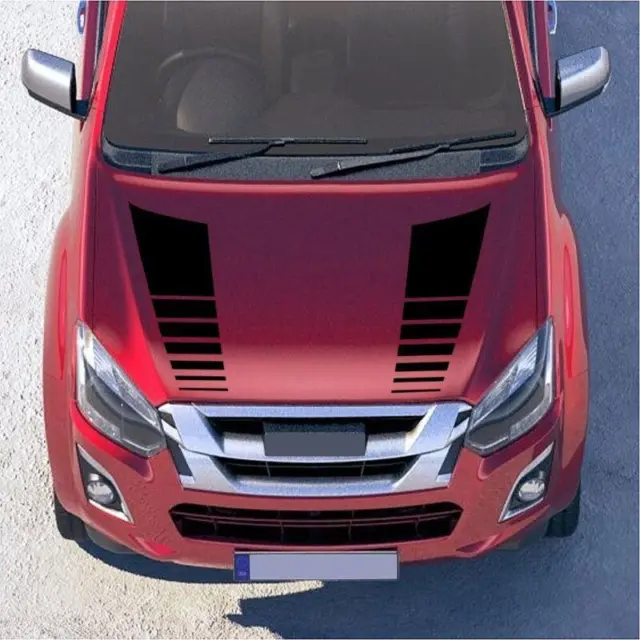Universal Racing Hood Stripes Stickers Vinyl Decal Decoration For Car SUV Truck
