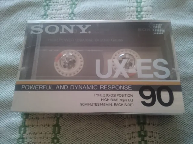 SONY UX ES 90 TYPE II Compact Cassette - BRAND NEW