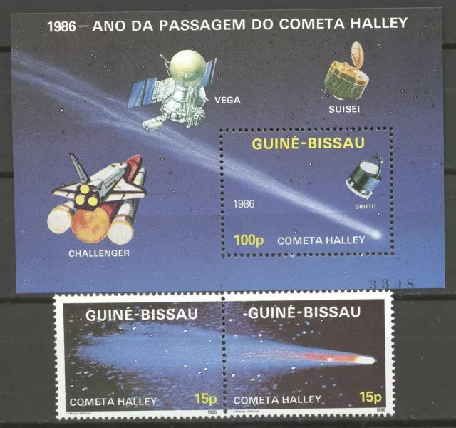 Raumfahrt, Space, Halleyscher Komet - Guinea-Bissau - ** MNH 1986