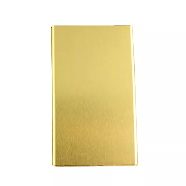 Elegant Aluminum Box Cigarette Case Holder Wiredrawing Gold S6 Thin 20 Slim 3