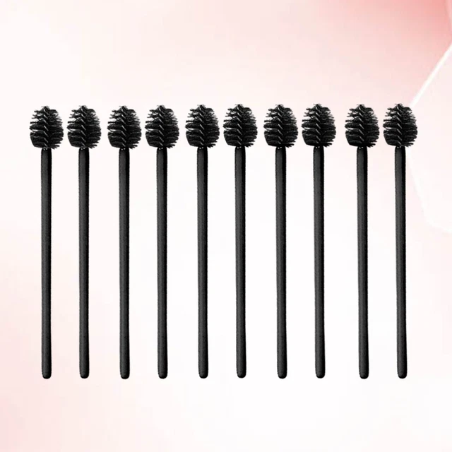 100 un. Cepillos de pestañas útiles cepillo de maquillaje cepillos de pestañas Gilrls mujer