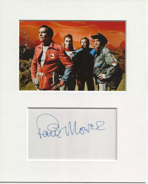 Patrick Mower space 1999 signed genuine authentic autograph signature AFTAL COA