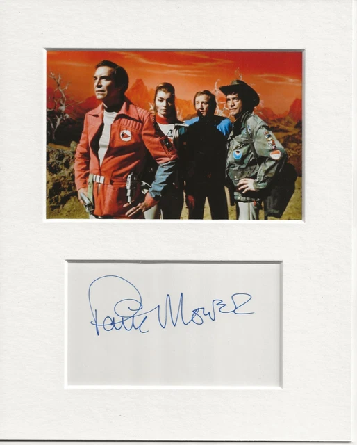 Patrick Mower space 1999 signed genuine authentic autograph signature AFTAL COA Patrick Mower space 1999 signed genuine authentic autograph signature AFTAL COA