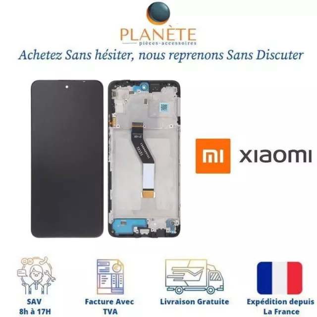 Ecran Lcd Complet Avec Châssis Premium Pour Xiaomi Redmi Note 11S 5G Noir Minuit