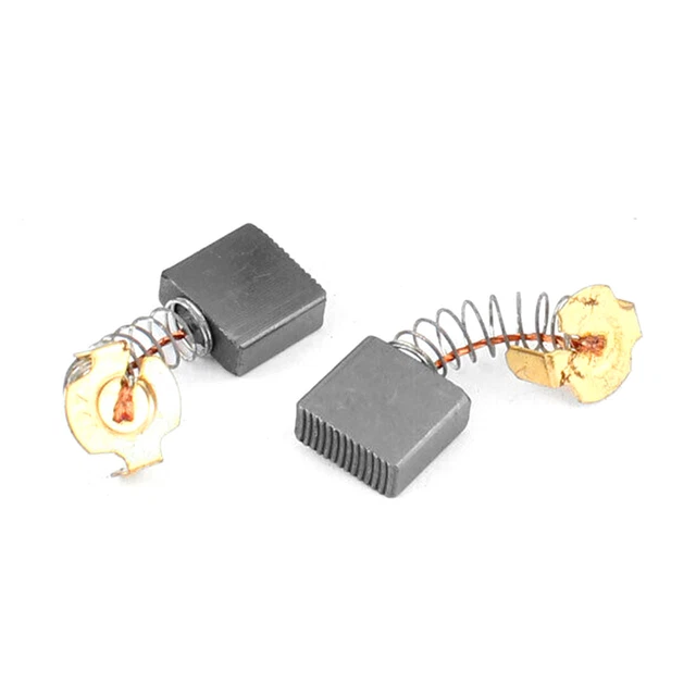 10 Pairs Replacement Motor Carbon Brushes 16 x 17 x 7mm for Hitachi 999044