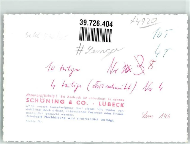 39726404 - 4920 Lemgo Photo Original from the Archive of a Postcard Publisher 2