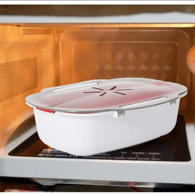 Récipient Alimentaire Pour Cuiseur À Micro-Ondes Avec Panier Amovible