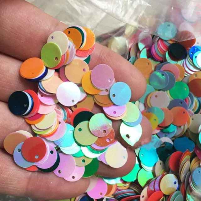Versatile Edge Hole Loose Sequins For Sewing And DIY Crafts Environmentally
