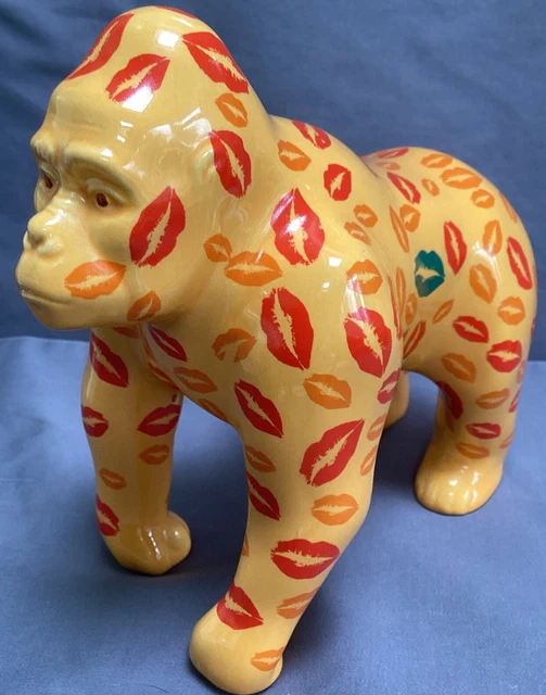 BRISTOL WOW GORILLA by Wild in Art ‘Lipstick on the Gorilla’Rare