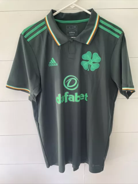 NWT Adidas Celtic FC Football Club Soccer Jersey Kyogo Furuhashi #8 Sz L