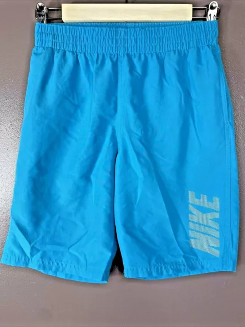 Nike Blue Swim Trunks Shorts Boys Large 12-13 Yrs EUC