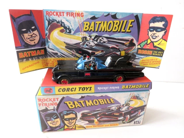 CORGI BATMOBILE 1960'S static model restoration plus repro box. £23.00 ...