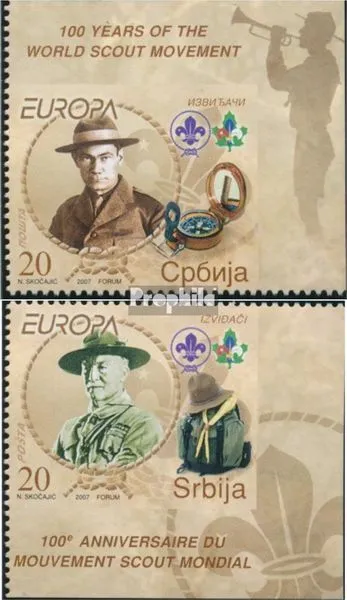 Serbia 196E-197E (completa edizione) MNH 2007 Scouts