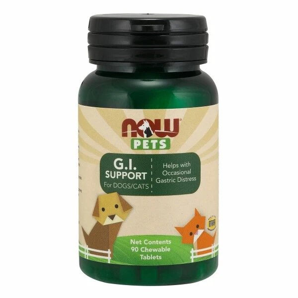 Mascotas Gi Soporte (Probiótico) 90 Pastillas Por Now Foods