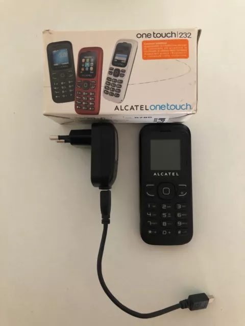 Telefono Cellulare ALCATEL ONE TOUCH 232 OT-232 Black Marcato WIND con Scatola