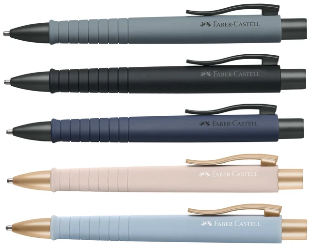 Faber-Castell Poly Ball XB Penna A Sfera - Colore Blu Urbano, Impugnatura Ergonomica, Tratto Extra Largo