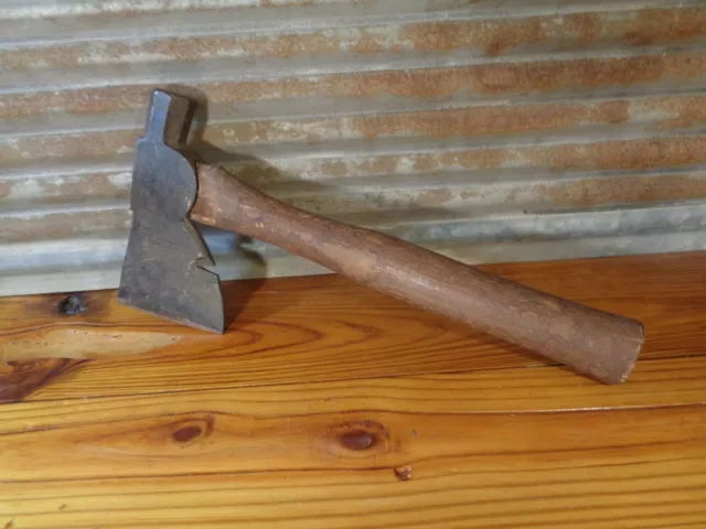 Vtg Shapleigh Hardware 18 oz Hammer Forged Hatchet Roofer's Tool Barn Fresh