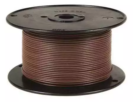 Grote 87-7001 14 Awg 1 Conductor Stranded Primary Wire 100 Ft. Bn, Color: Brown