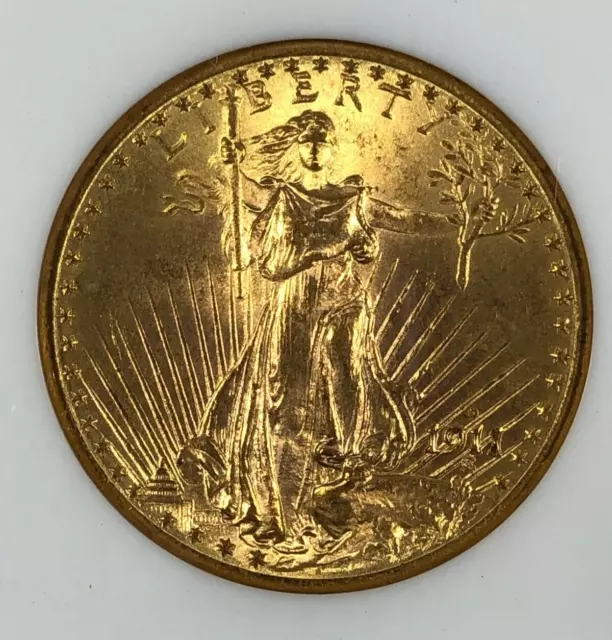 1911-D Saint Gaudens Twenty Dollar. NGC MS64.