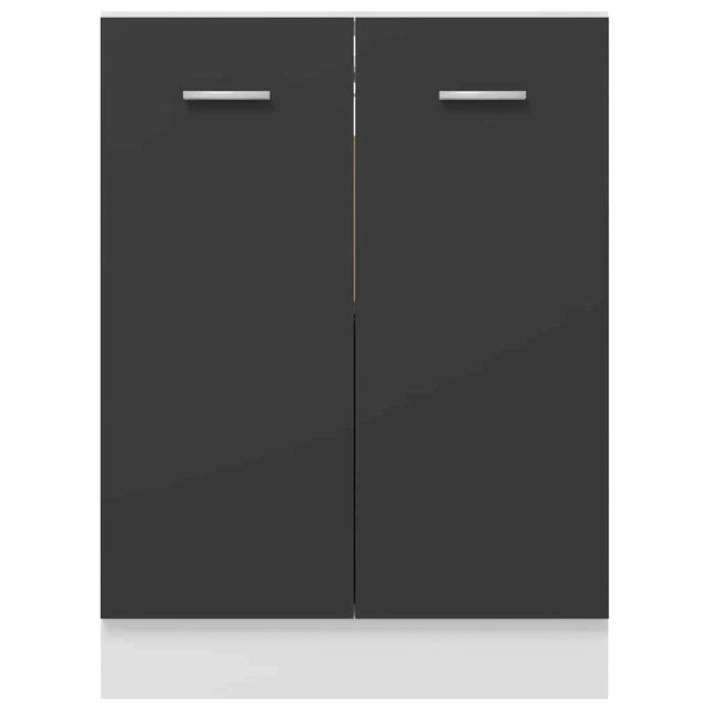 Armoire de plancher Gris 60x46x81,5 cm Aggloméré 6
