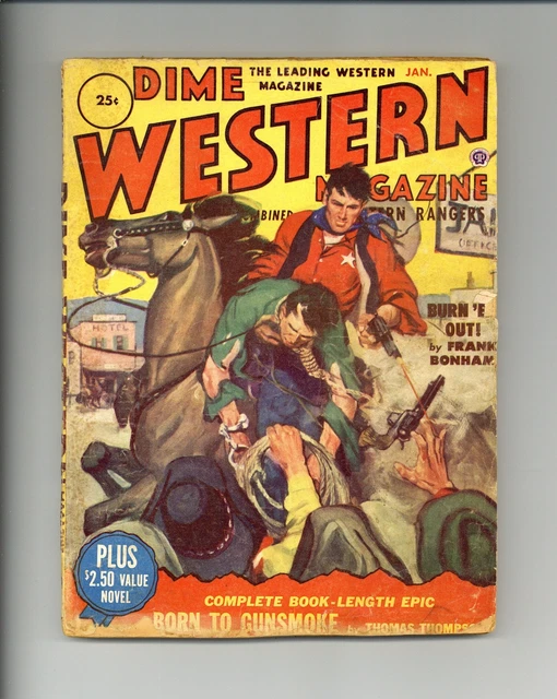 Dime Western Magazine Pulp Jan 1951 Vol. 60 #1 VG
