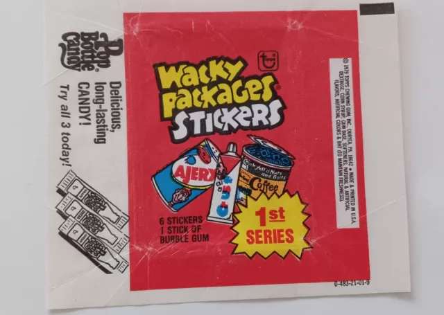 1979 Wacky Packages 1st series wax wrapper