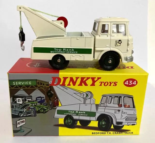 Atlas Dinky Toys 434 - Bedford T.K. Crash Truck 'TOP RANK' - Boxed.