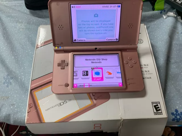 Nintendo DSi XL Metallic Rose Handheld System For Sale