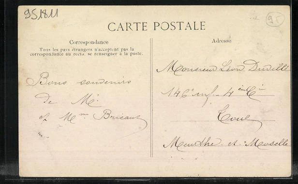 CPA Ermont, La Passage a Niveau 1912 2
