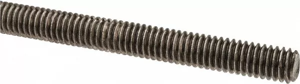316-Stainless Steel Threaded Rod, RH 5/16-18 Thread UNC x 6' (+/- 1/2")