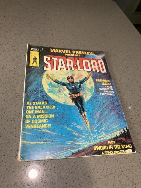 Marvel Preview Presents  #4  STAR-LORD  1st Appearance Marvel Magazine Jan. 1976