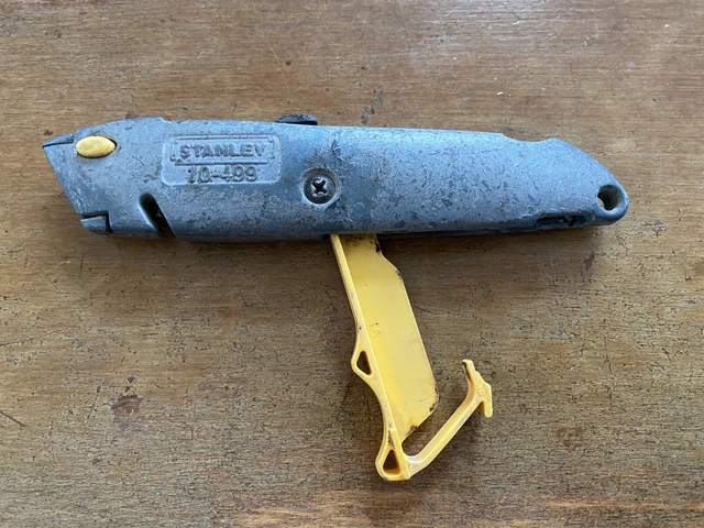 Stanley 10-499 Retractable Box Cutter Utility Knife Vintage