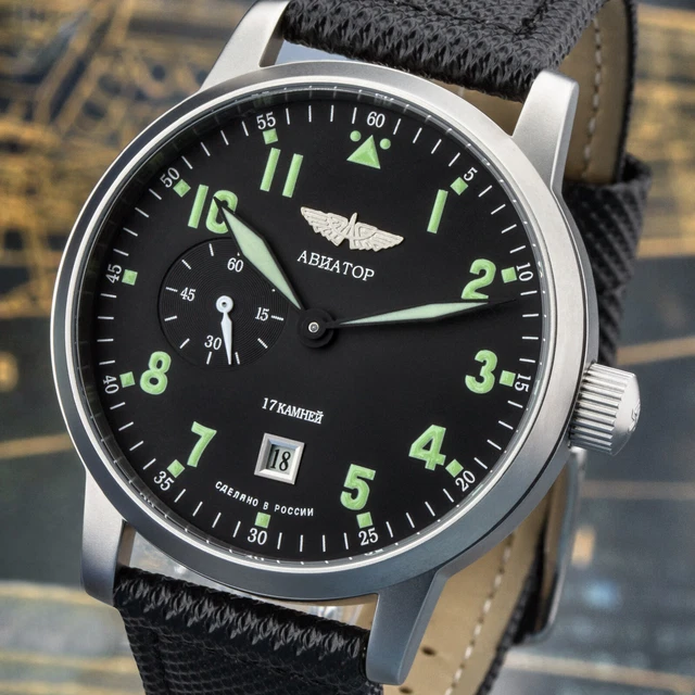 Aviator Orologio Russo Meccanico Orologio Militare Orologio
