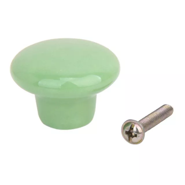 5 pièces boutons d'armoire en céramique poignées rondes d'armoire en céramique - taille S (7 couleurs) 2