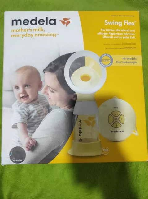 extractor de leche materna medela swing flex, saca leche