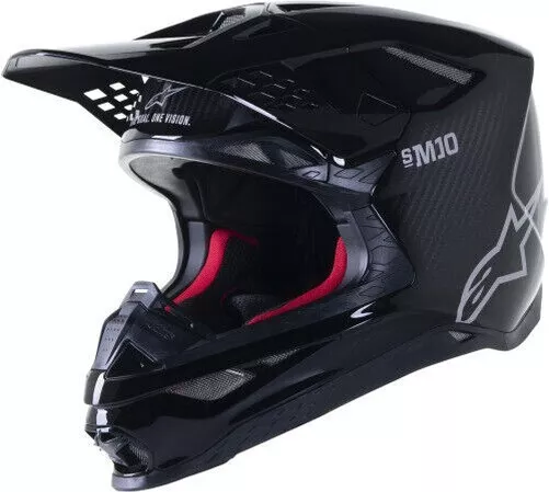 Alpinestars Supertech M10 Sólido Mips Casco Moto Calle Bicicleta Moto de Cross