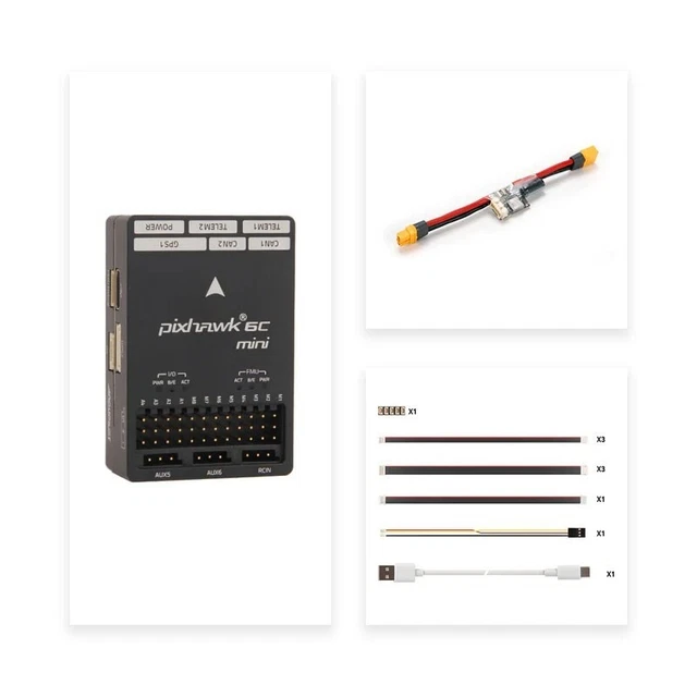 PIXHAWK 6C MINI-B Flight Controller Module+PM02 12S Power Module for ...