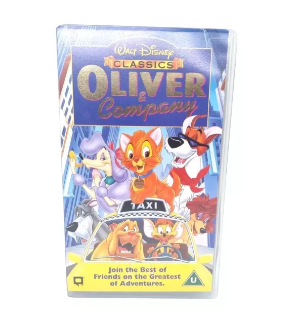 Oliver & Company VHS Video Cassette Walt Disney Classics