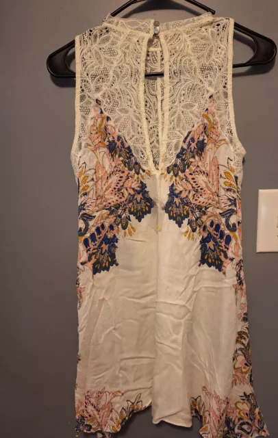 Intimately Free People Slip Dress XS Ivory Lace Boho