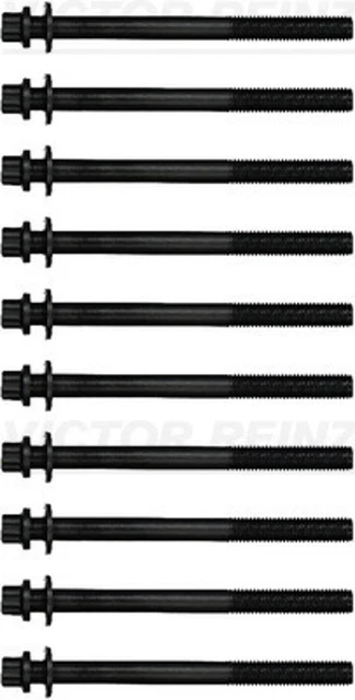 Victor Reinz Set Viti Testa Cilindrica 14-17718-01 Acciaio M10 per Suzuki Vitara 5
