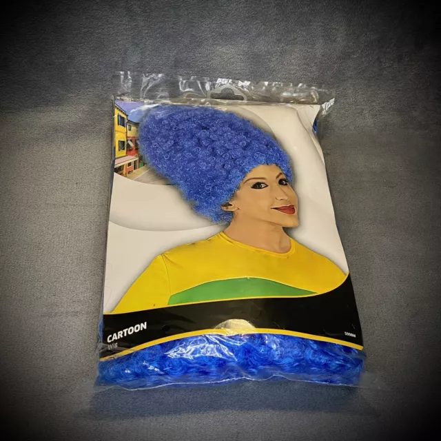 Widmann Blue Wig for Marge Simpson - Fancy Dress, Costumes, Party Accessory