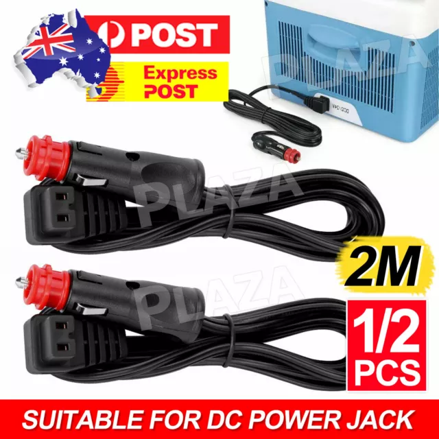 12V Merit and Cigarette Plug to Waeco Fridge Adaptor 2M Power Lead Cable Cord