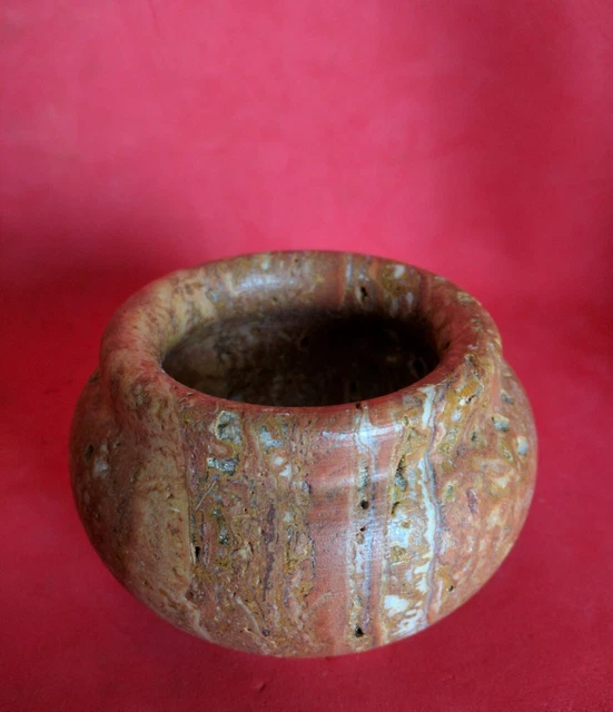 Ciotola In Legno Di Mango Scolpita A Mano | Fair Trade India | Diametro 24 Cm Altezza 8,5 Cm | Artigianato Etico
