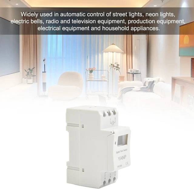 ELECTRIC BELLS TIME Relay Switching Relay 30A Guide Rail Type 15.46