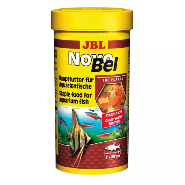 JBL Novobel 1L-Flockenfutter Nourriture Poissons Aquarium Guppy Platy Scalaires