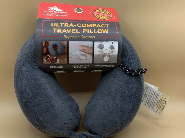 HIGH SIERRA MEMORY Foam Travel Neck Pillow 12 x 12 x 4.75 12.00 PicClick