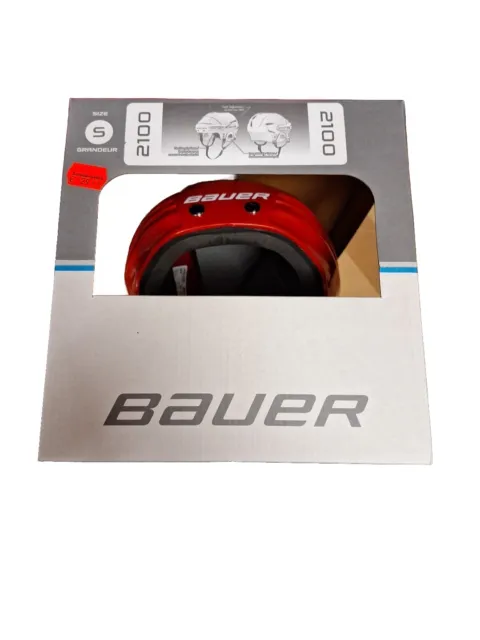 Bauer Eishockey Helm 2100 Größe S In Rot