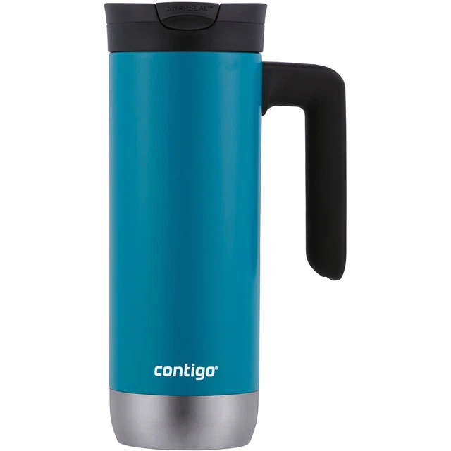Contigo 20 oz. Superior 2.0 SnapSeal Stainless Steel Travel Mug with Handle