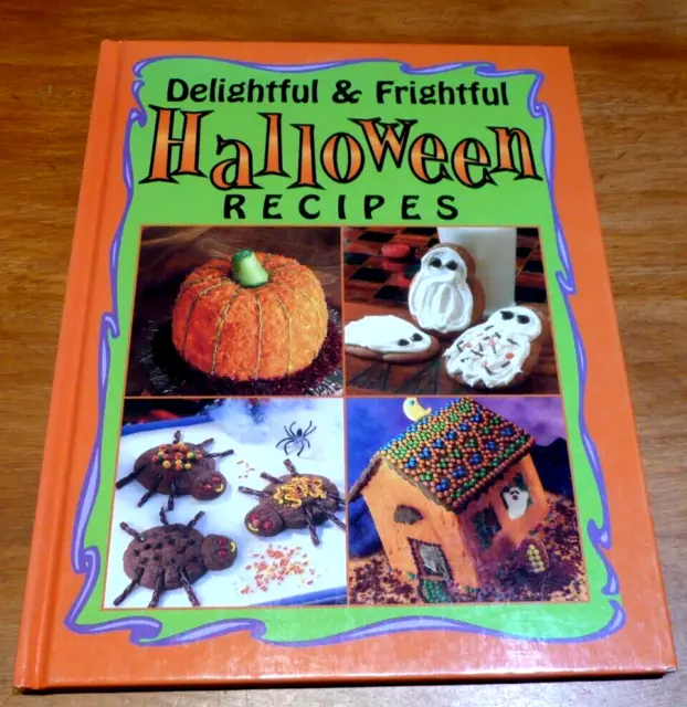 Delightful & Frightful Halloween Recipes Hardcover Cookbook 2002 Fav Brand Name